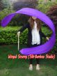 Seide streamer lila 2.5m*0.3m