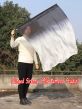 Seda Poi bandera de adoración 103 cm * 88 cm, negro-blanco