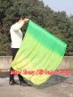 Seda Poi bandera de adoración 103 cm * 88 cm, Esmeralda