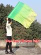 Seda Poi bandera de adoración 103 cm * 88 cm, Esmeralda