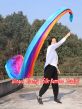 1 piece 4m (4.4 yards) long stripes Iridescence worship silk throw streamer