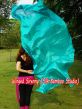 1 piece peacock 5 Mommes belly dance silk veil 