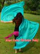 1 piece peacock 5 Mommes belly dance silk veil 
