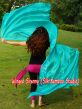 1 piece peacock 5 Mommes belly dance silk veil 