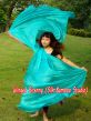 1 piece peacock 5 Mommes belly dance silk veil 
