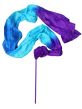 Slightly defected 2.5m (98") silk throw streamers , in assorted colors
