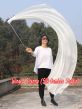 1 Piece white 2.3m (90") dance silk veil poi