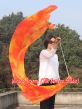 Seidenschleier-poi für bauchtanz Flamme 2.3m*0.9m