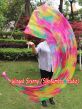 Velo poi de seda para danza del vientre Primavera 2.3m*0.9m