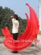 Velo poi de seda para danza del vientre rojo 2.3m*0.9m