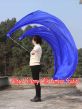 Velo poi de seda para danza del vientre azul 2.3m*0.9m