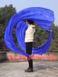 Velo poi de seda para danza del vientre azul 2.3m*0.9m