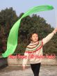 Seide streamer grün 180 cm