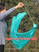 Velo poi de seda para danza del vientre aqua 1.35m*0.6m