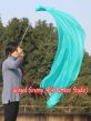 Velo poi de seda para danza del vientre aqua 1.35m*0.6m