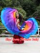1 PIECE Iridescence circular 8 Mommes belly dance silk veil
