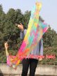 Velo poi de seda para danza del vientre Primavera 1.8m*0.9m