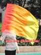 Seda Poi bandera de adoración 81 cm * 64 cm, Fuego