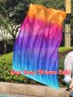 Seda Poi bandera de adoración 81 cm * 64 cm, Iridiscencia