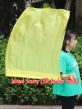 Seda Poi bandera de adoración 81 cm x 64 cm, amarillo