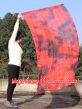 Seda Poi bandera de adoración 174cm x 88cm, Lava