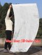 1 Stück 174 cm x 88 cm drehbarer Flaggen-Poi, weiß