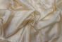Handbemaltes seidenstoff beige 100% Seide.