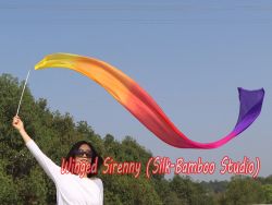 1 piece Glamor 2.5m (98") silk worship streamer