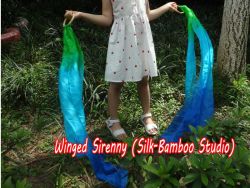 1 piece Adventure real silk hand kite runner for kids play