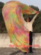 Velo de seda danza del vientre Otoño tie-dye