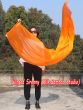 1 Stück 174 cm x 88 cm drehbarer Flaggen-Poi, orange