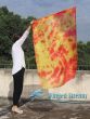 130 cm bandera de seda de adoración profética flexible, Llama