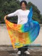 130 cm bandera de seda de adoración profética flexible, Fuego y hielo