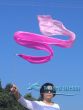 Seide streamer farbverlauf rosa 2.5m*0.3m