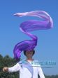 Seide streamer farbverlauf lila 2.5m*0.3m