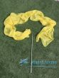 1 piece yellow 2.5m (98") silk worship streamer