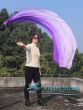 1 Piece purple fading 1.8m (70") dance silk veil poi