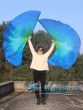 1 pair 180 cm (71") half circle prophetic angel wing silk flags, Adventure