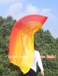 130 cm Tanzflagge Anbetungsfahne mit flexiblem Stab, Feuriger Sonnenuntergang