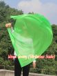 130 cm bandera de seda de adoración profética flexible, verde
