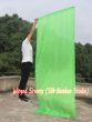 222cm Bandera con Varilla Flexible Profetica Cristiana para Danze, verde