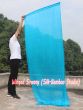 222cm Bandera con Varilla Flexible Profetica Cristiana para Danze, cyan