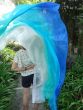 Sea Coast 5 Mommes 2.7m*1.4m (3 yds x 55") belly dance silk veil 