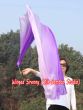 1 Piece long side purple fading 2.3m (90") dance silk veil poi