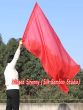Seda Poi bandera de adoración 174cm x 88cm, rojo