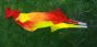 1 pair 1.1m (43") Fire silk fan veils for kids