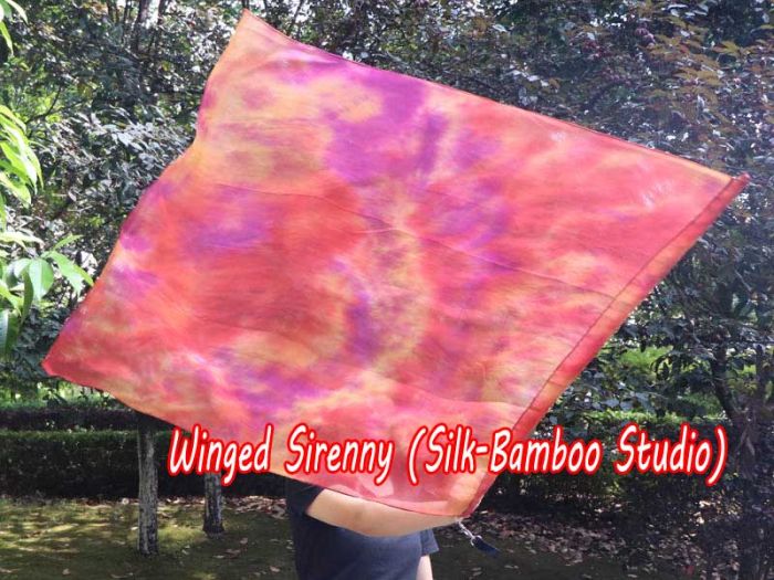Seda Poi bandera de adoración 103 cm * 88 cm, Cobre