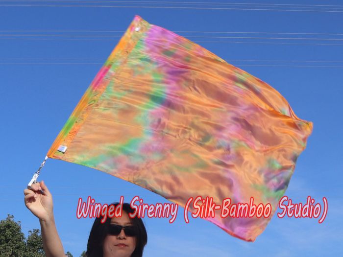 Seda Poi bandera de adoración 81 cm x 64 cm, Serenidad