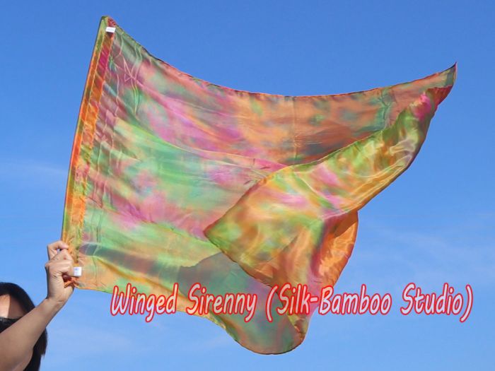 103 cm bandera de seda de adoración profética flexible, Serenidad
