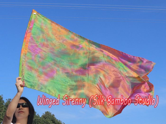 130 cm bandera de seda de adoración profética flexible, Otoño